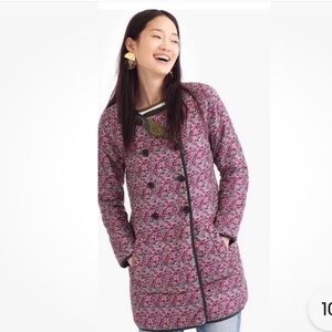 J. Crew Liberty reversible puffer coat size M